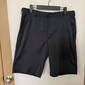 Nike Men's 32 Medium Black Dri Fit Golf Shorts Athletic‎ Tennis Outdoors